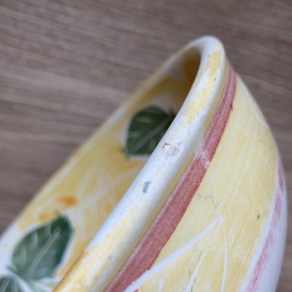 Pottery Barn vintage ceramic bowl made in Mexico - Picture 8 of 11